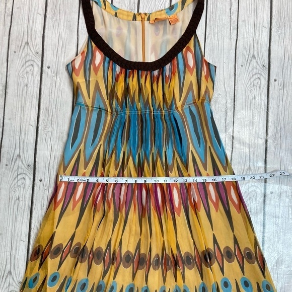 Tory Burch Sleeveless Silk Midi Dress - Picture 5 of 10